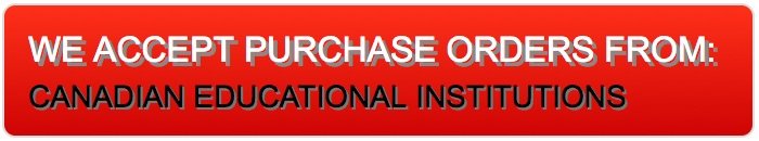 We accept purchase orders from Canadian Education Institutions